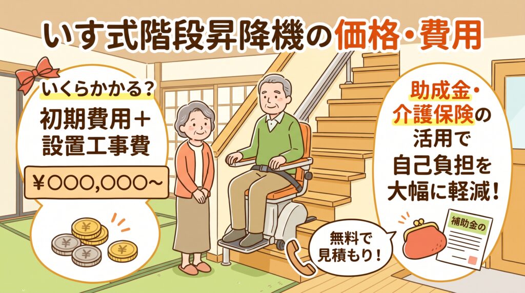 いす式階段昇降機,価格